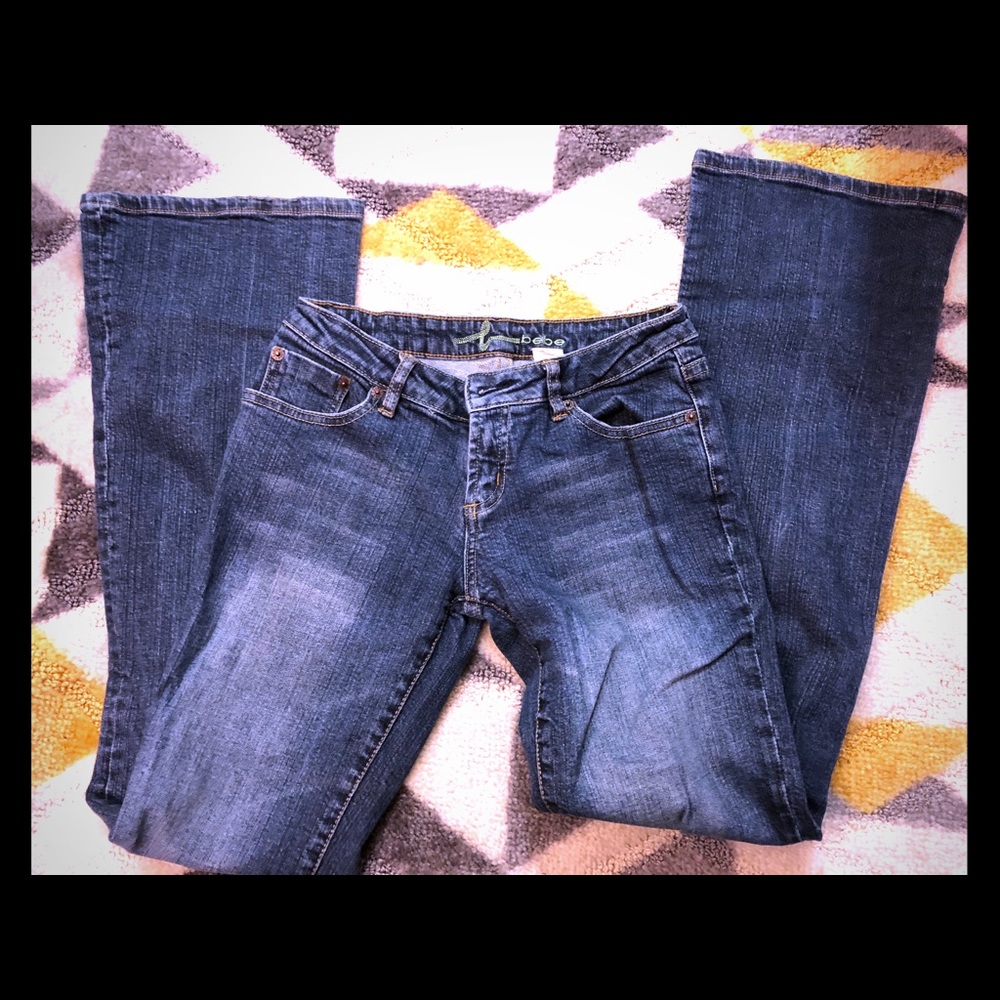 Bebe Rhinestone Jeans- size 27